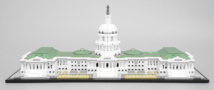 掌上旅游，带你游览到不了的地方—LEGO 乐高 建筑系列 21030 美国国会大厦评测