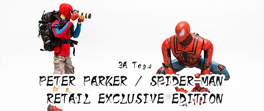 当彼得·帕克没有超能力：3A Toys 1/6可动人偶 彼得·帕克和蜘蛛侠零售版
